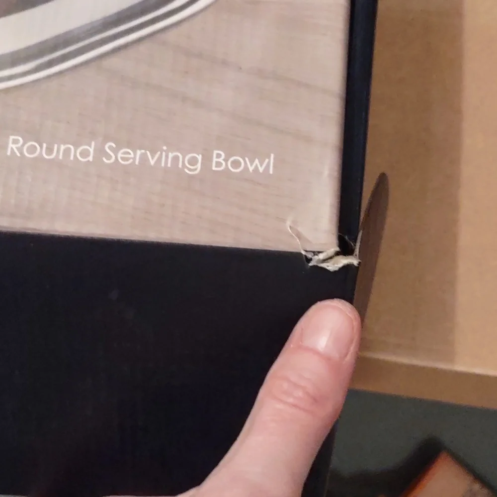 Mikasa countryside serving bowl, nib